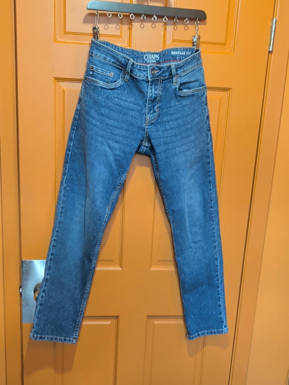 Chaps 30x28 Men's Slim Straight Blue Jeans